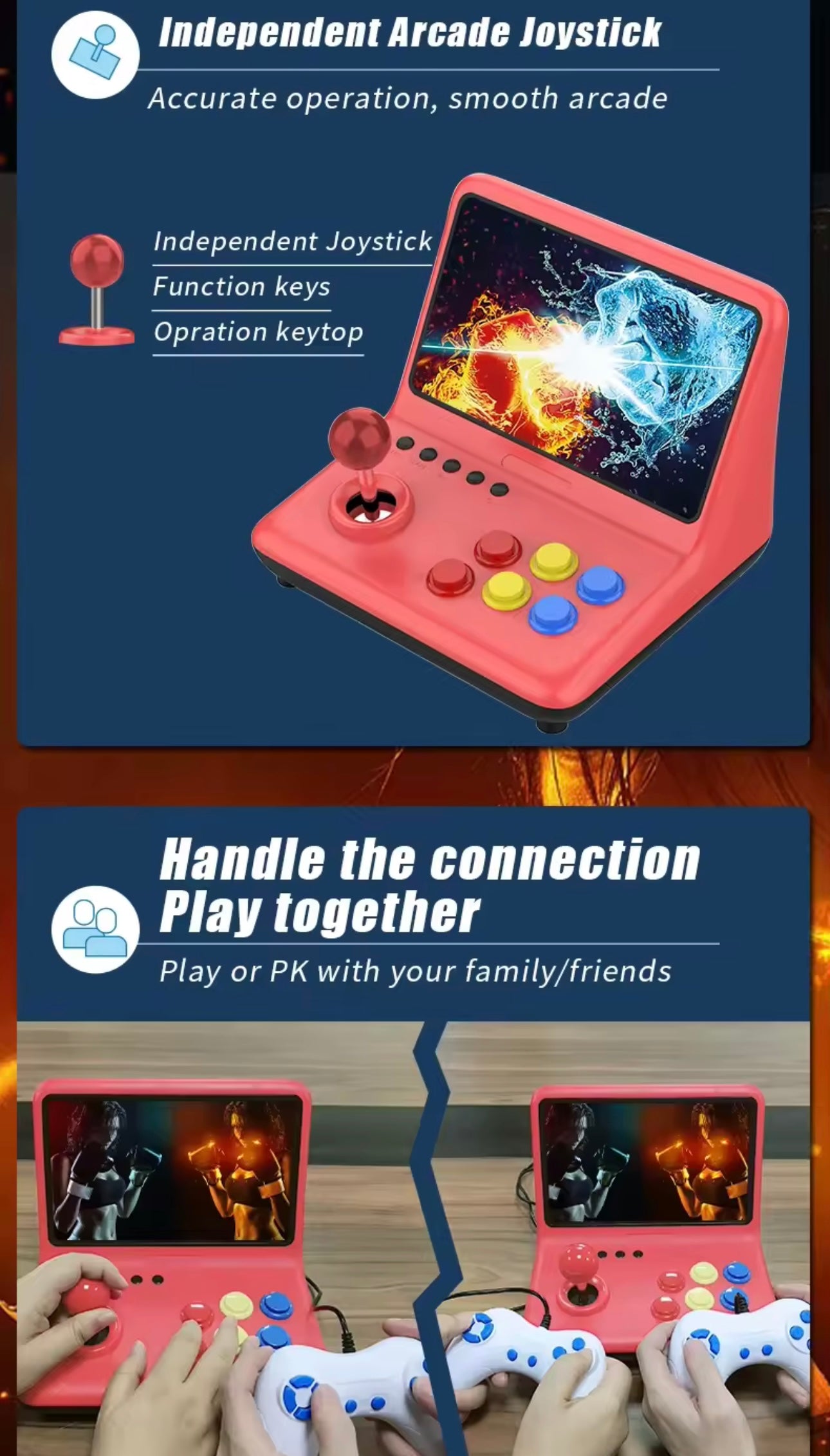 Console de jeux vidéos rétro 2000 jeux