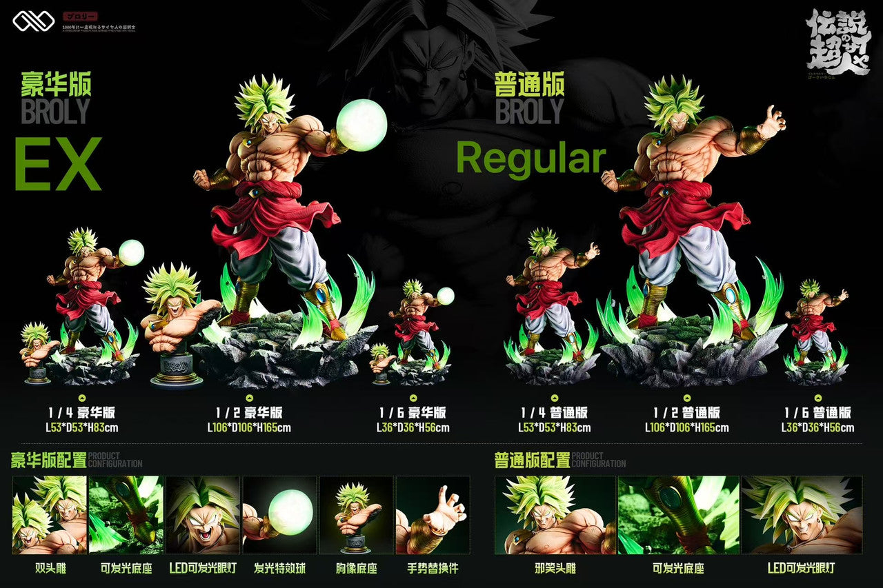 【IN-STOCK】Infinite Studio 1:4 Broly with LED EX version