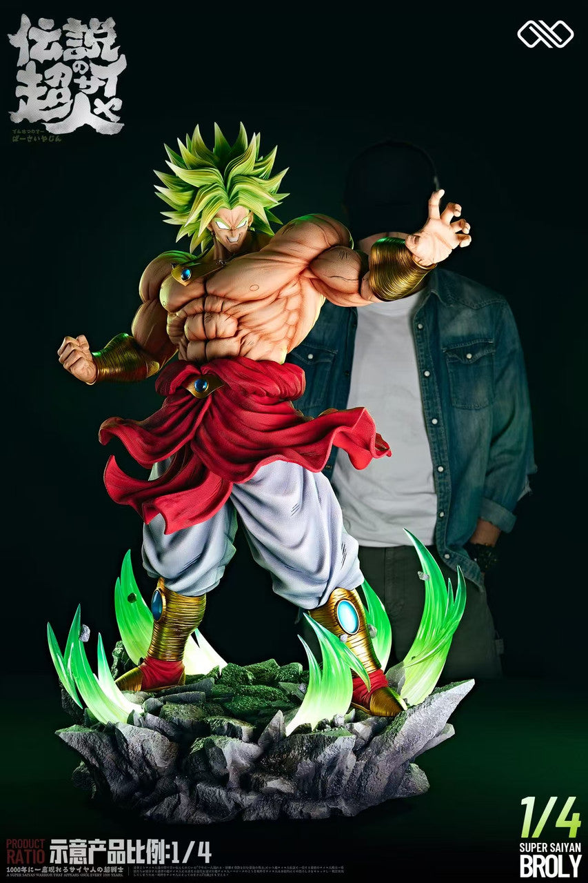 【IN-STOCK】Infinite Studio 1:4 Broly with LED EX version